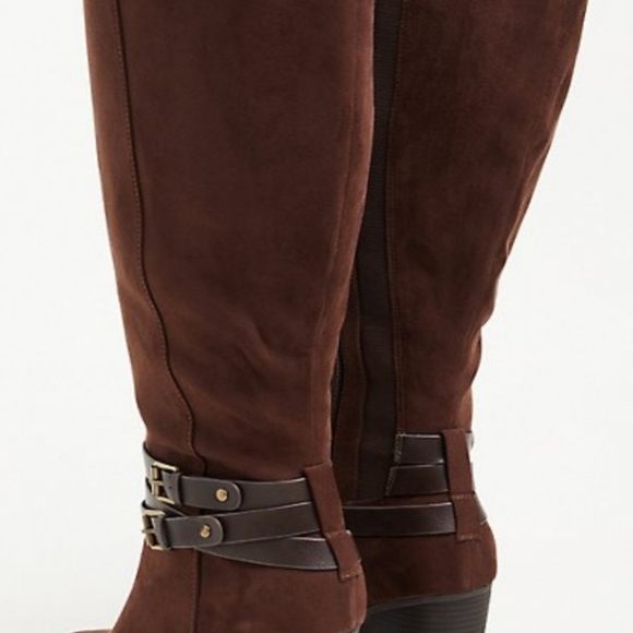 Torrid brown knee high boots size 9 - Picture 3 of 6